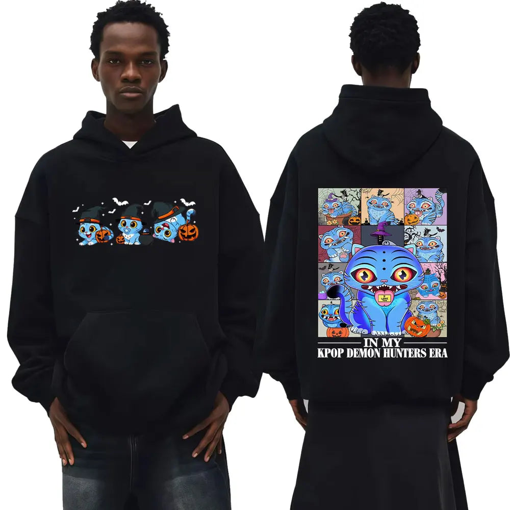 In My Kpop Demon Hunters Era Halloween Hoodie Men Women Anime Clothes Harajuku Autumn High Quality Vintage Loose Sweatshirts