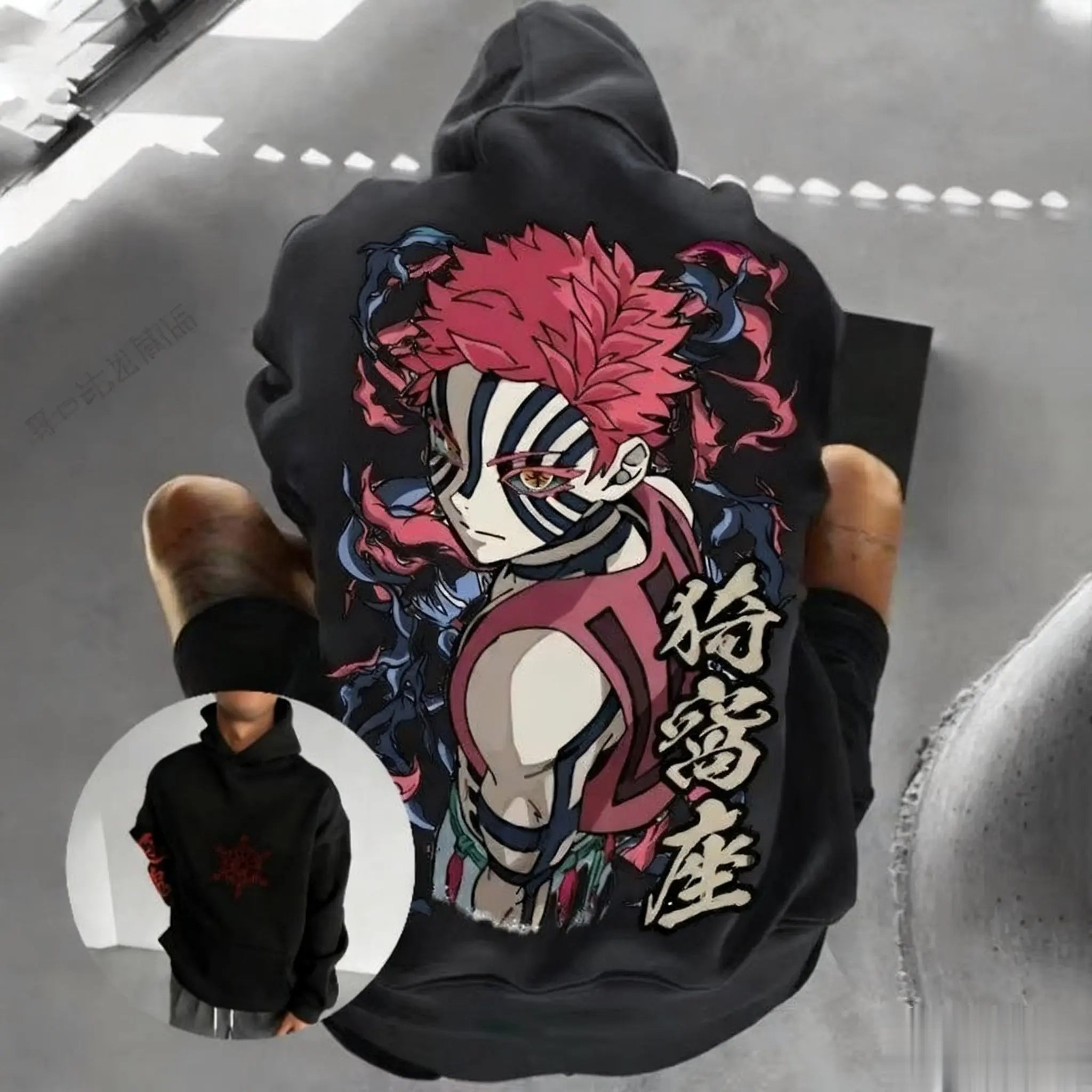 Demon Slayer Kimetsu No Yaiba Anime Hoodie Sweatshirt Men Women Pullover Casual Streetwear Cartoon Print Cosplay Autumn Fashion