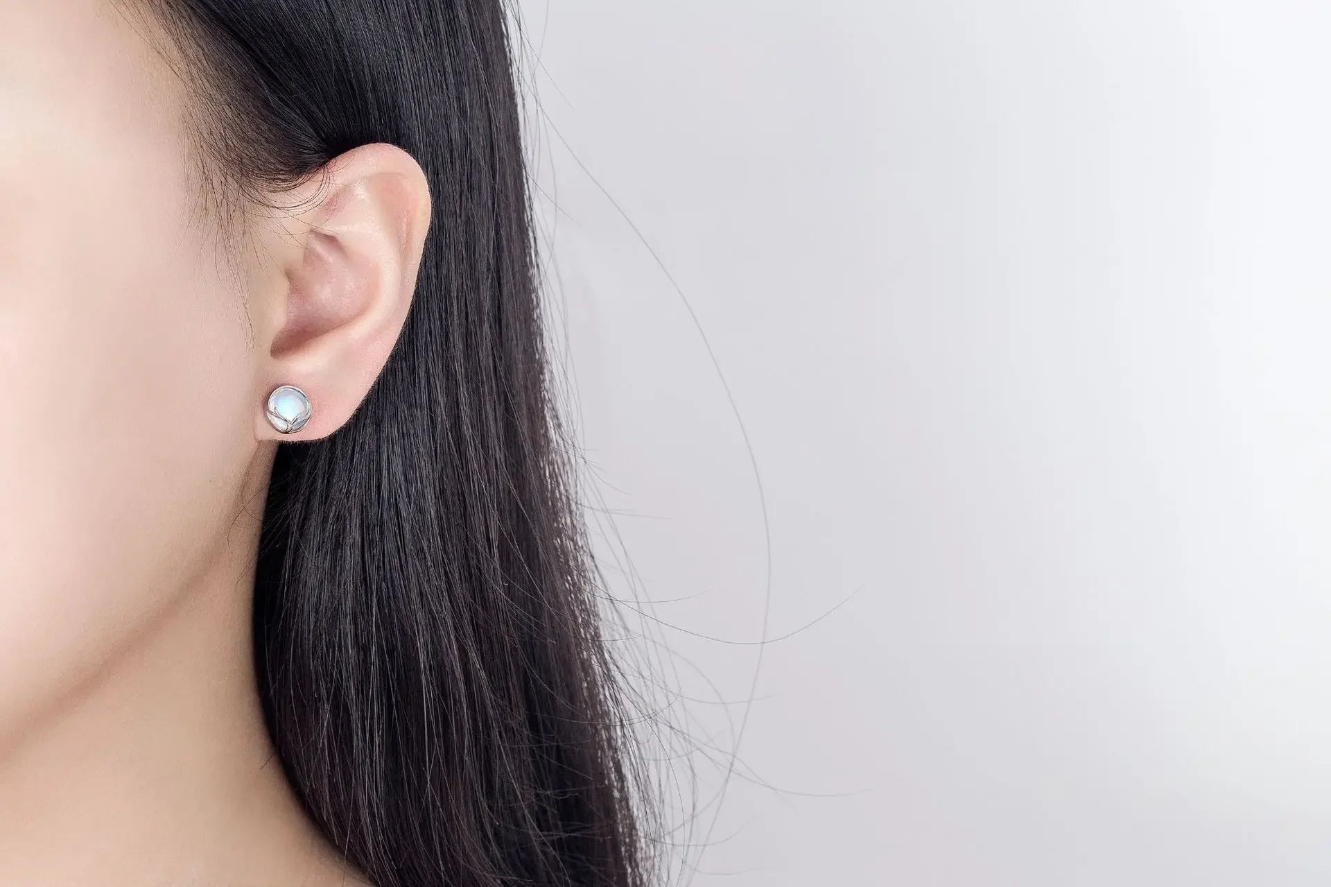 925 Sterling Silver Jewelry Sets Round Antler Crystal Earrings Bracelets Necklace Elegant Christmas For Women