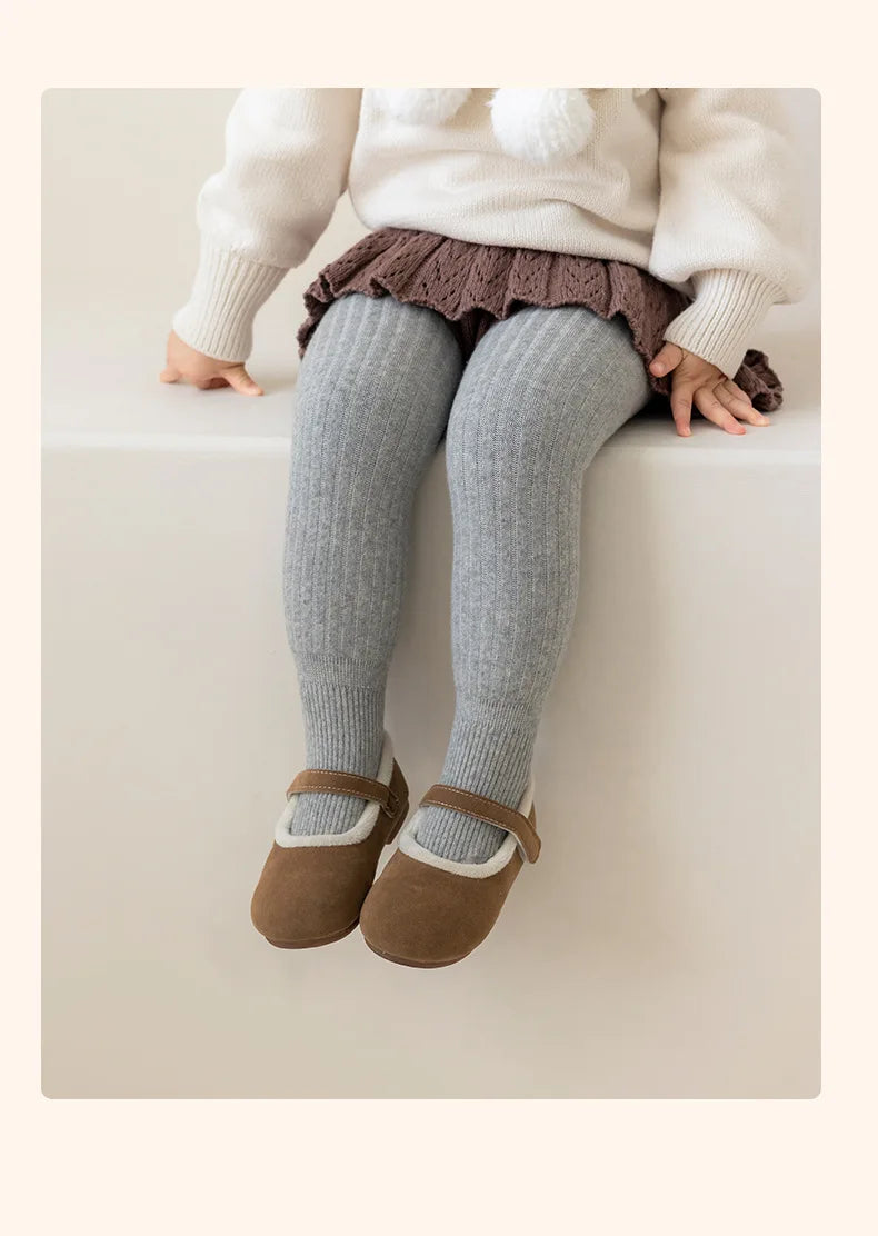 Winter Kids Tights for Girls Thick Casual Cotton Toddler Baby Girl Pantyhose Snow Keep Warm Children's Tight 0-8Years