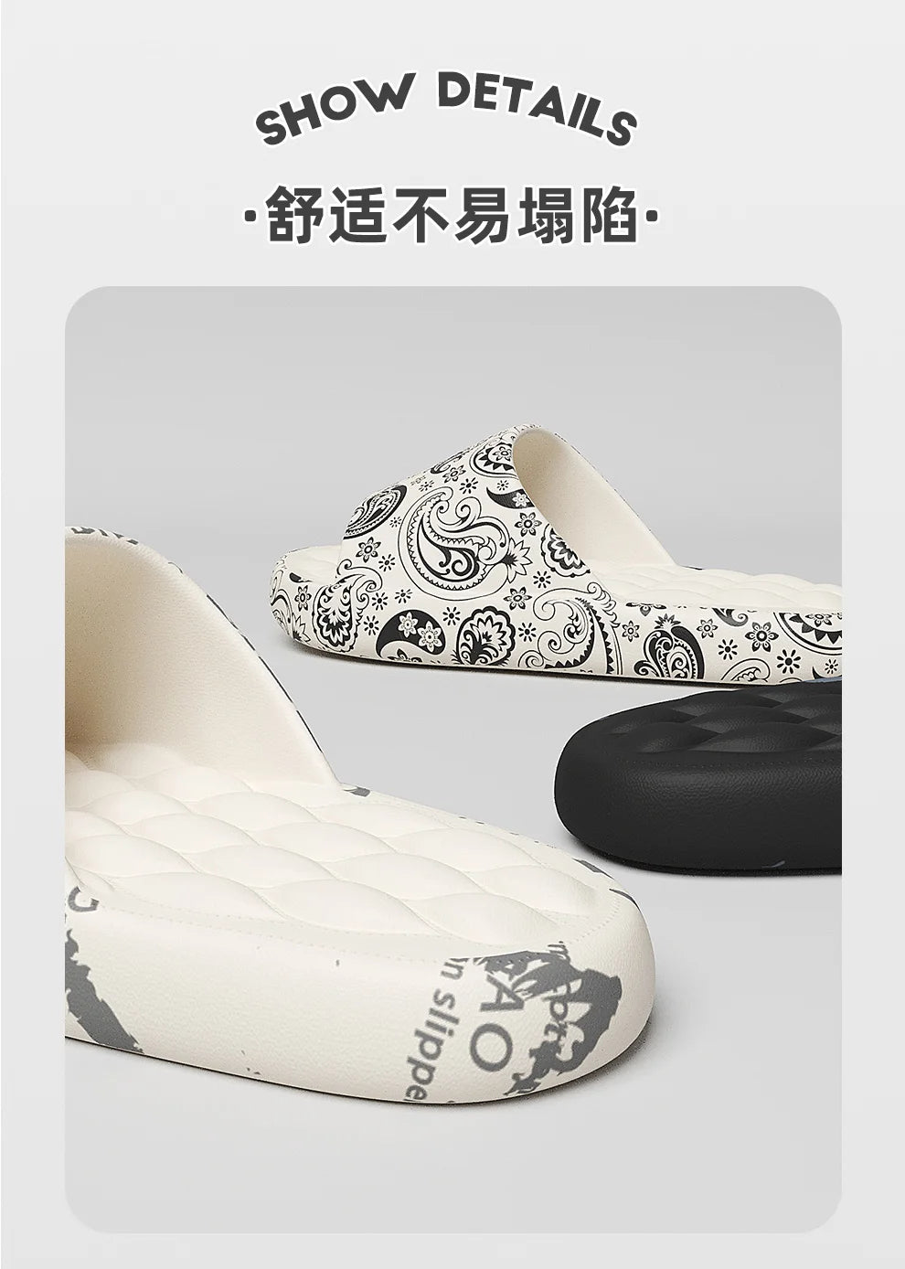 Extra-thick Sole Men Soft Air Cushion Casual Slippers EVA Sandals Fashion Flip Flops Outdoor Summer Seaside Beach Shoes