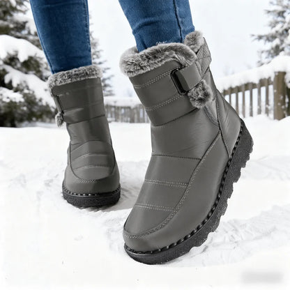 Women's Winter Boots for Women 2025 New Faux Fur Long Plush Snow Boots Woman Platform Shoes Warm Cotton Couples Ankle Boots