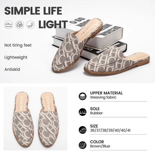 Luxury Summer New 2024 Slippers Women's Low Heel ShoesWomen's Sandals Non Toe Outdoor Slippers Beach Shoes