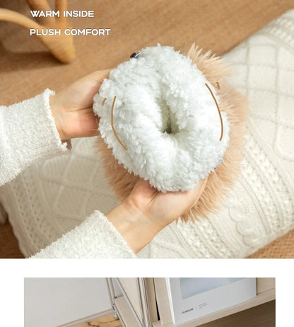 Women's Men Winter Kawaii Big Eyes Slipper Socks with Puppy Ears Cartoon Non-slip Floor Socks Warm Thickened Coral Stockings  ﻿