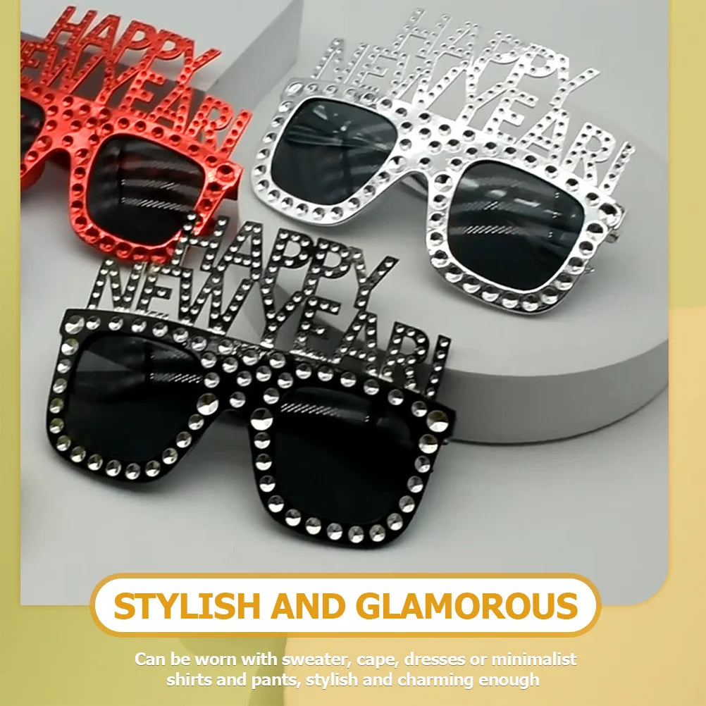 Happy New Year Funny Glasses Party Eyeglasses New Year's Eve Party Supplies Photo Props 2023 Fun Glasses 2023 Eyeglasses