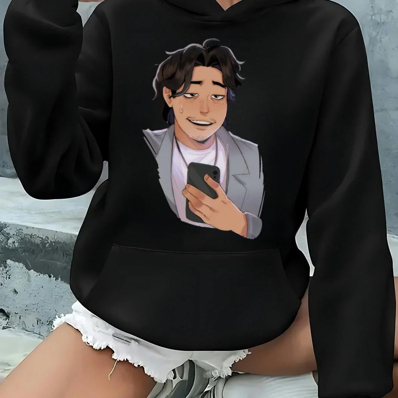 Anime KPop Demon Hunters Rumi Mira Hoodie Men Women Fashion Cosplay Hooded Sweatshirts Y2k Oversized Fleece Casual Long Sleeve