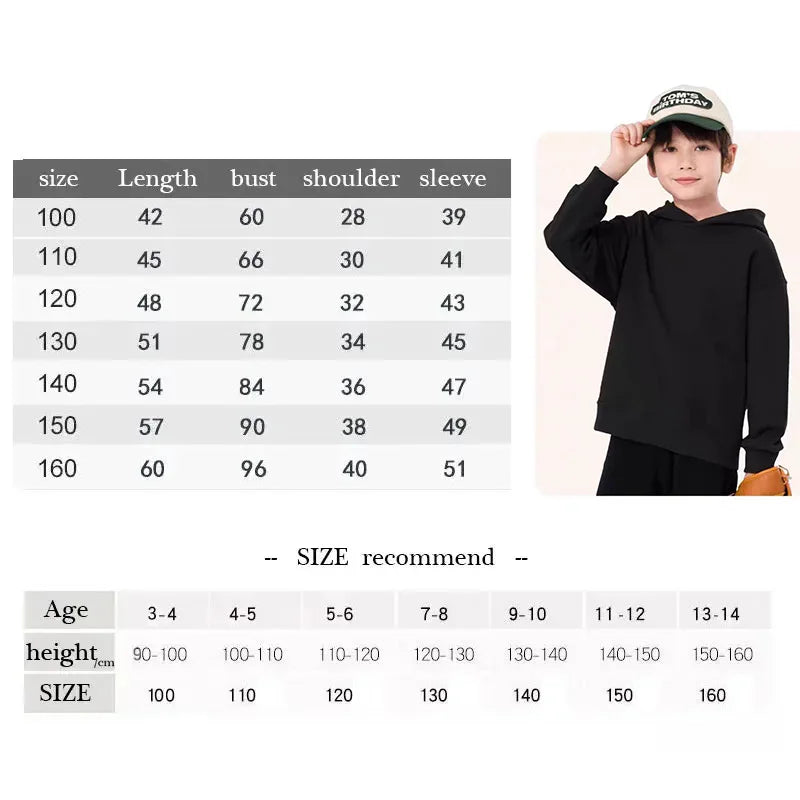 Kids 3-12Y Hoodie KPop Demon Hunters Spring Autumn Sportswear Warm Print Halloween Casual Boys Clothes Girls
