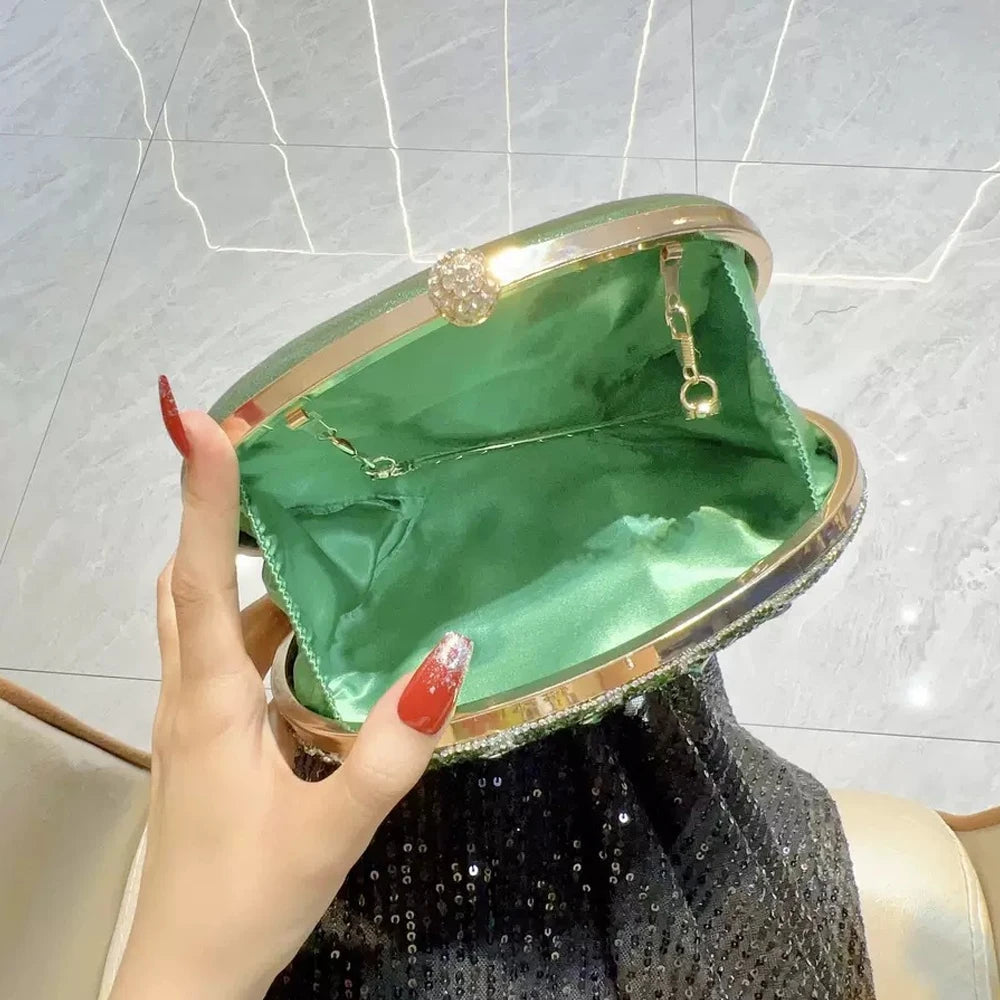 Clutch Purses For Women Rhinestone Evening Bag Sparkly Handbags Ladies Formal Occasion Wedding Party Cocktail Prom Shoulder Bags