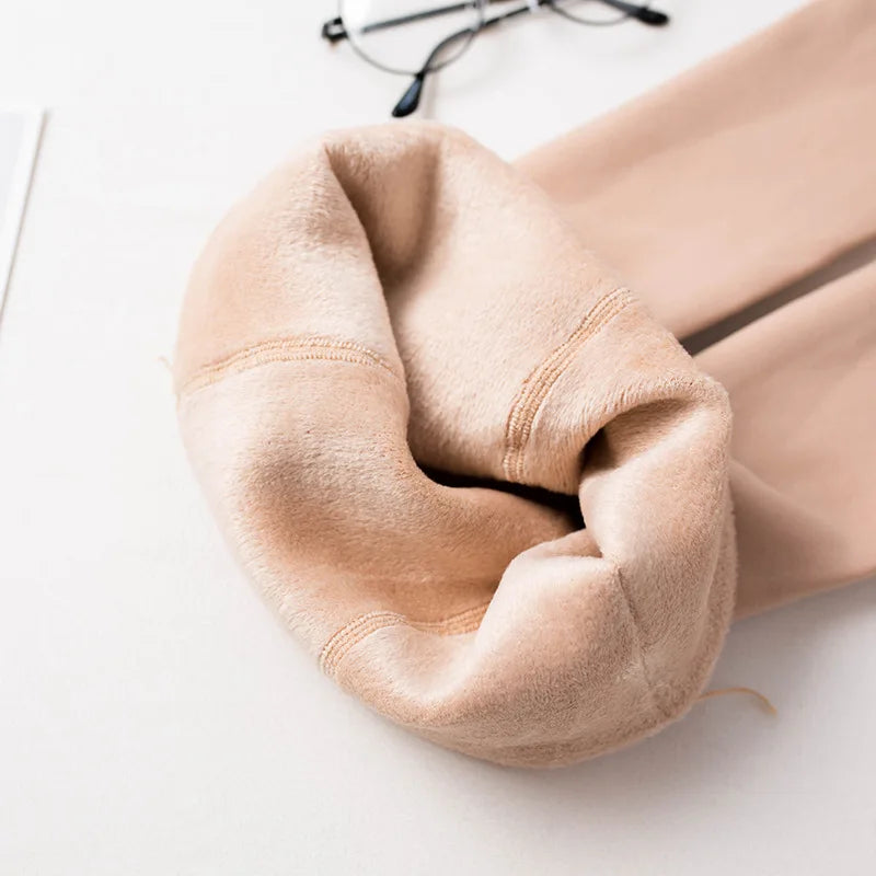 Winter Leggings For Women Warm Leggings Solid Color Velvet Leggins High Waist Leggings Stretchy Leggings