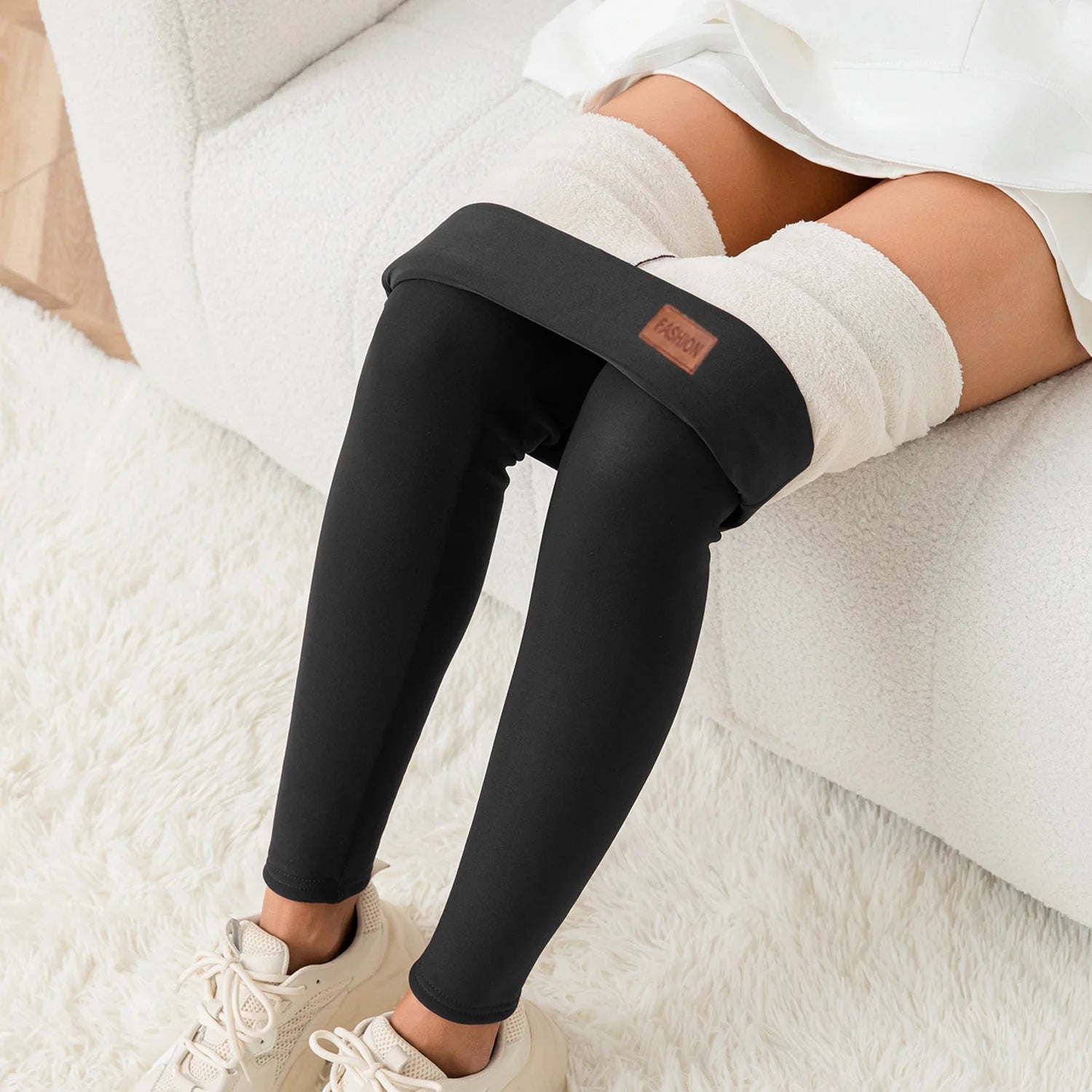 Winter Warm Leggings for Women Comfortable Thermal Soft Pants High Waist Solid Thick Velvet Leggings