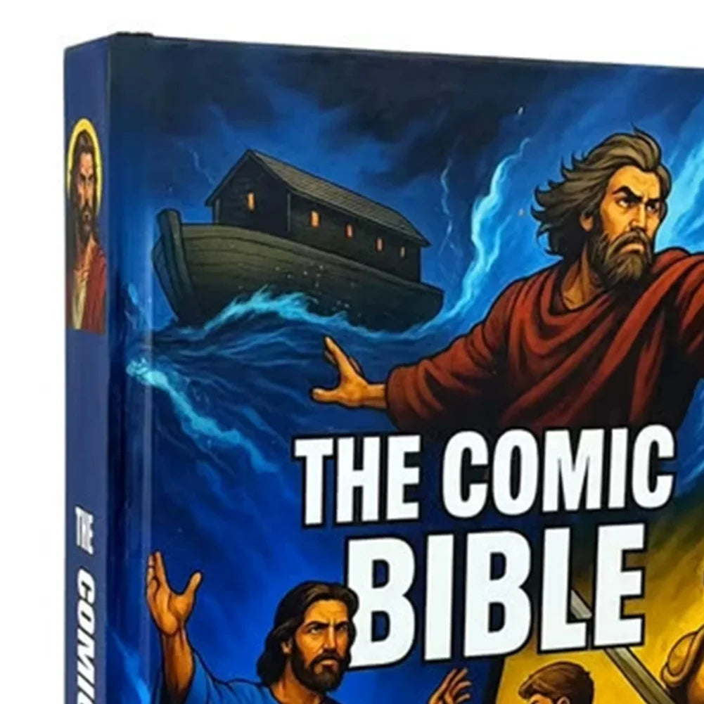 The Comic Bible Classic Stories From The Old and New Testaments Comic Book Bible Bible Study Reading Book for Christian Gift