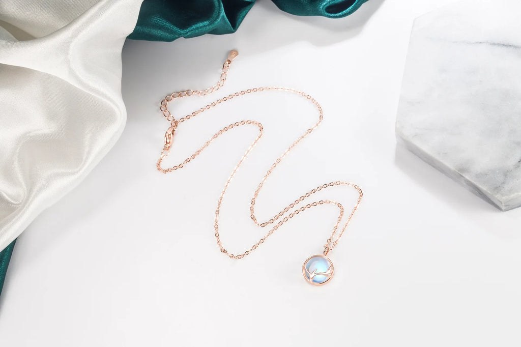 925 Sterling Silver Jewelry Sets Round Antler Crystal Earrings Bracelets Necklace Elegant Christmas For Women