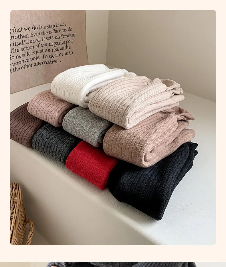 Winter Kids Tights for Girls Thick Casual Cotton Toddler Baby Girl Pantyhose Snow Keep Warm Children's Tight 0-8Years