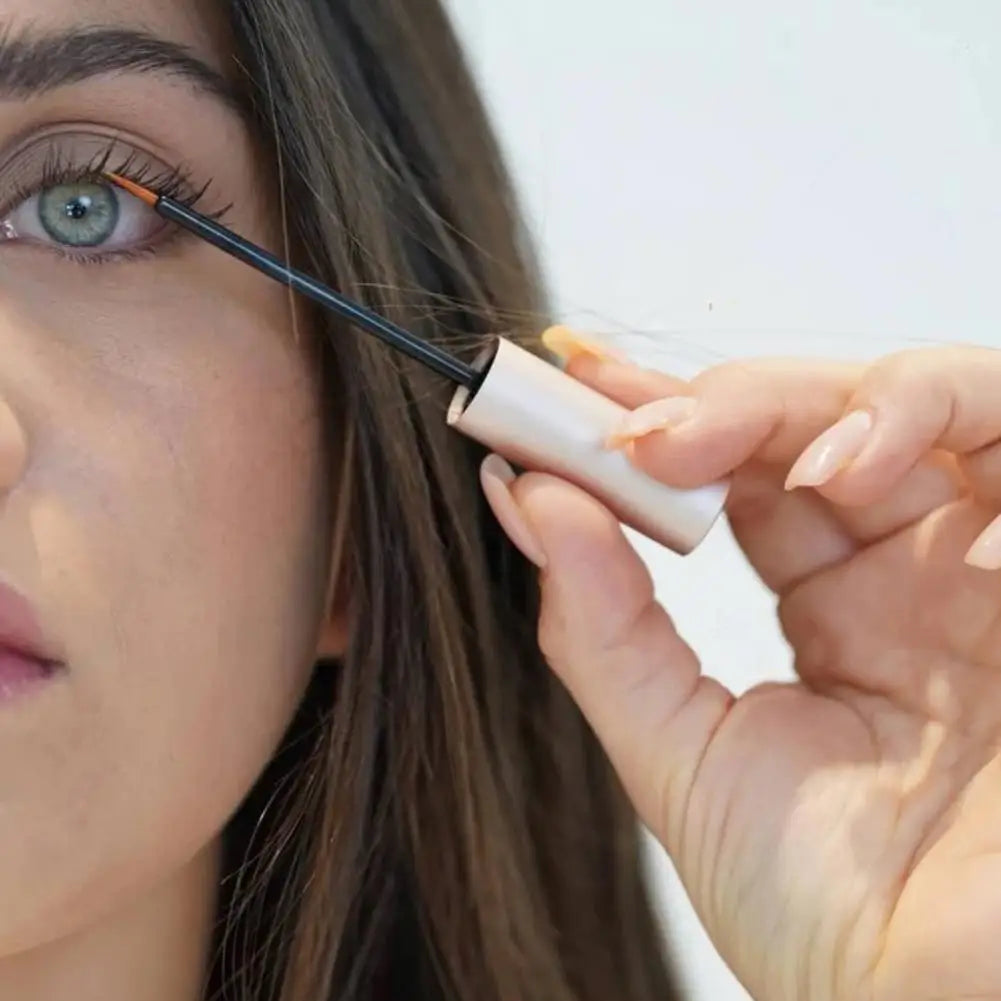 Eyebrow Growth Essence Ultrafine Extra Volume Curling Waterproof Curling Lashes Mascara Black Mascara Fuller Thicker Eyes Makeup