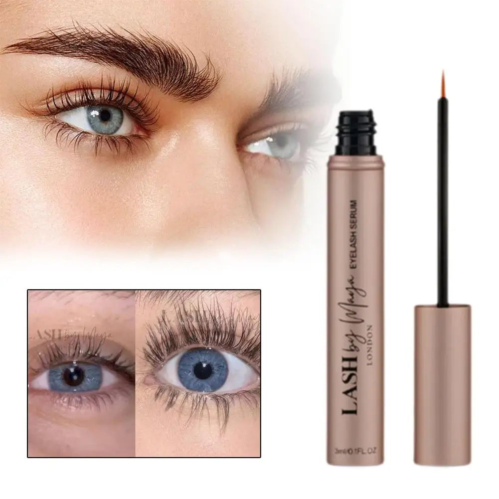 Eyebrow Growth Essence Ultrafine Extra Volume Curling Waterproof Curling Lashes Mascara Black Mascara Fuller Thicker Eyes Makeup