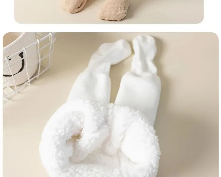 Winter Kids Tights for Girls Thick Casual Cotton Toddler Baby Girl Pantyhose Snow Keep Warm Children's Tight 0-8Years