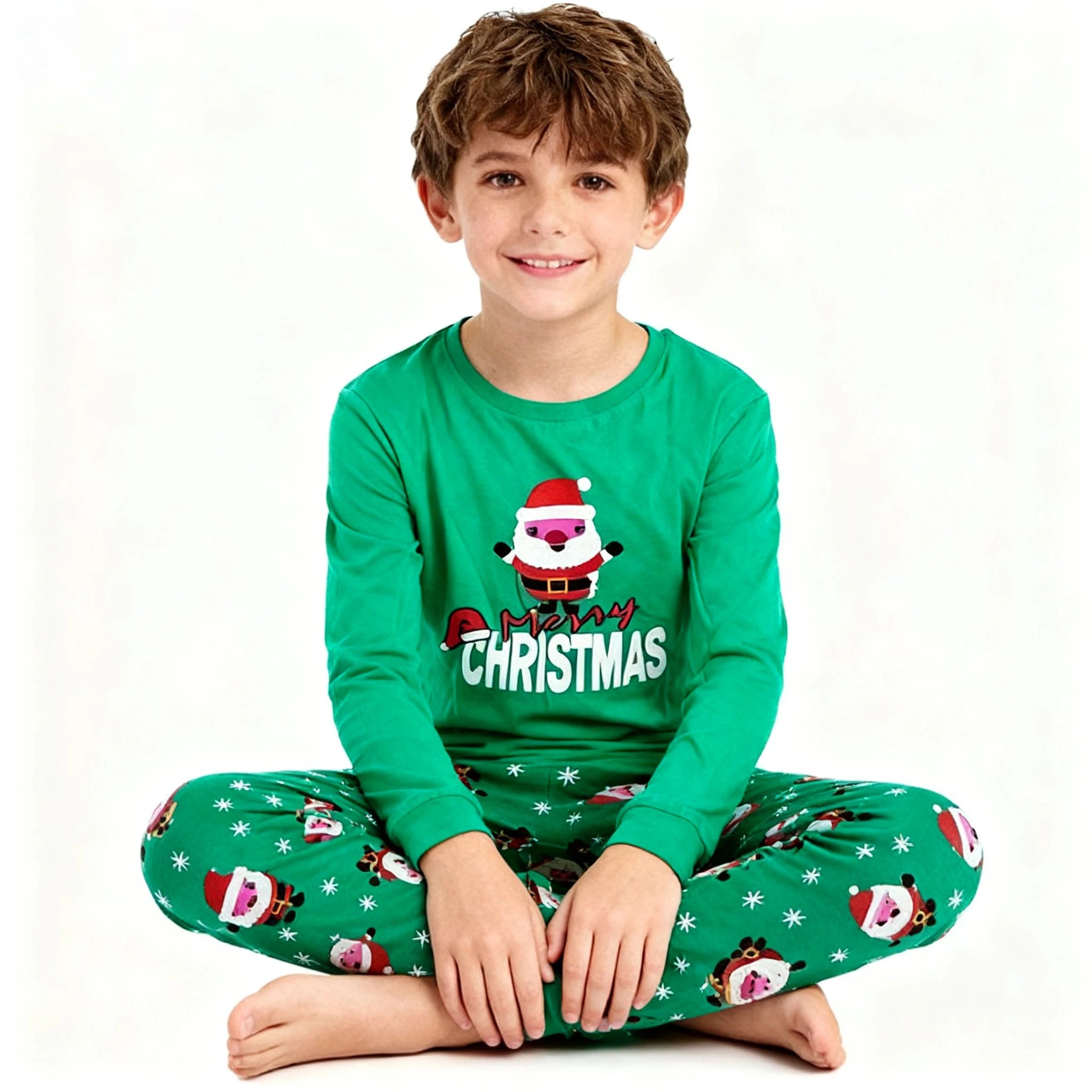 Boys Pajamas Sets 3 to 4 5 6 7 10 12 Years Winter Cotton Long Sleeve Kids Pyjama Toddler Girl Christmas Pijama Children Clothing
