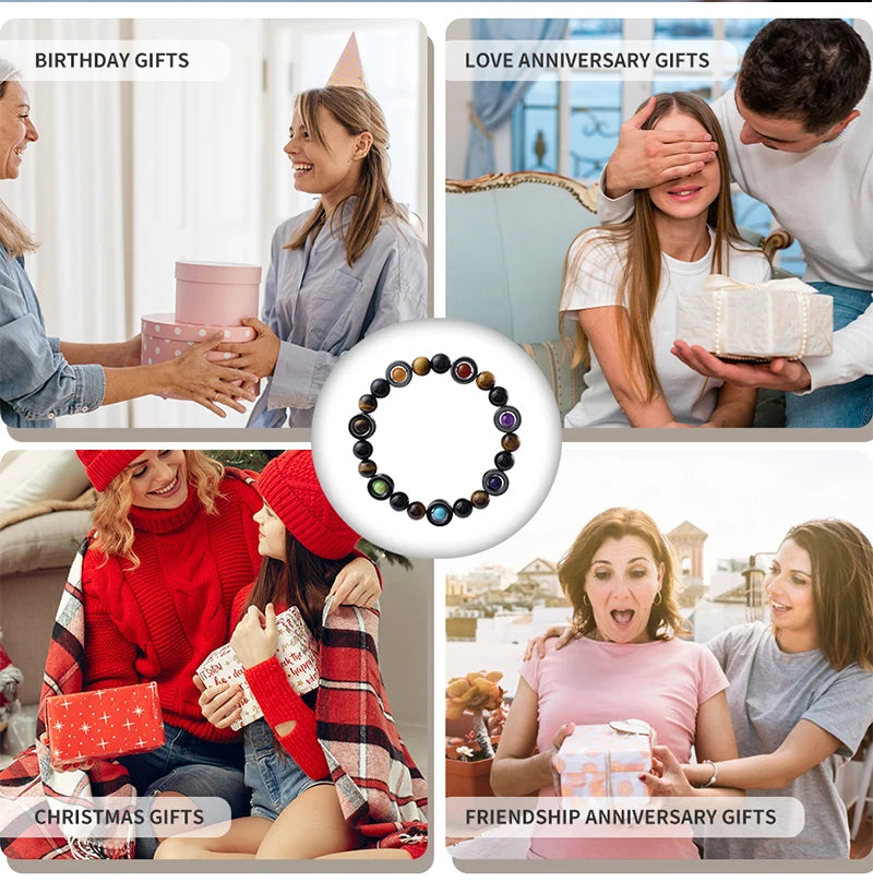 2025 Adjustable Natural Crystal Raw Cluster Ring Colorful Healing Crystal Jewelry Unisex Crystal Wristband Mindfulness Accessory