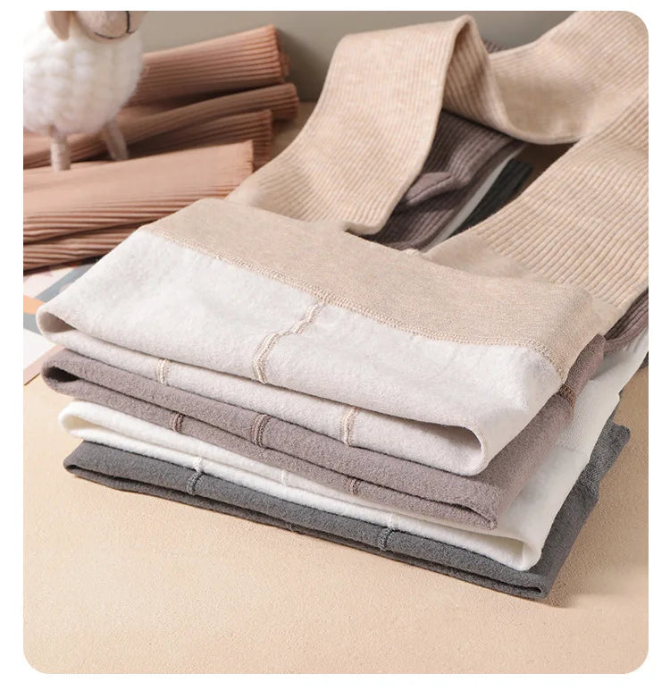 Winter Children's Tights For Girls Thick Warm Kids Girl's Pantyhose Outdoor Leggings Solid Plush Warm Child Dance Tight 2-10Y