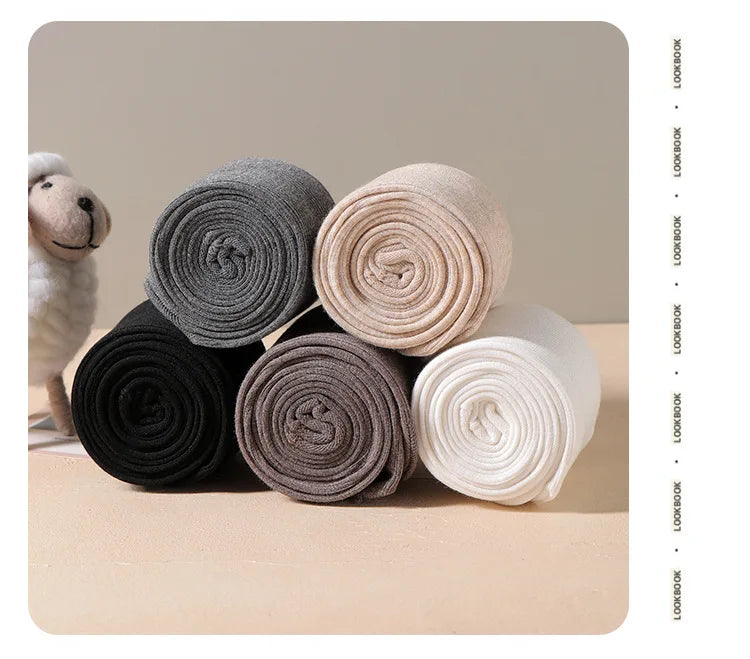 Winter Children's Tights For Girls Thick Warm Kids Girl's Pantyhose Outdoor Leggings Solid Plush Warm Child Dance Tight 2-10Y