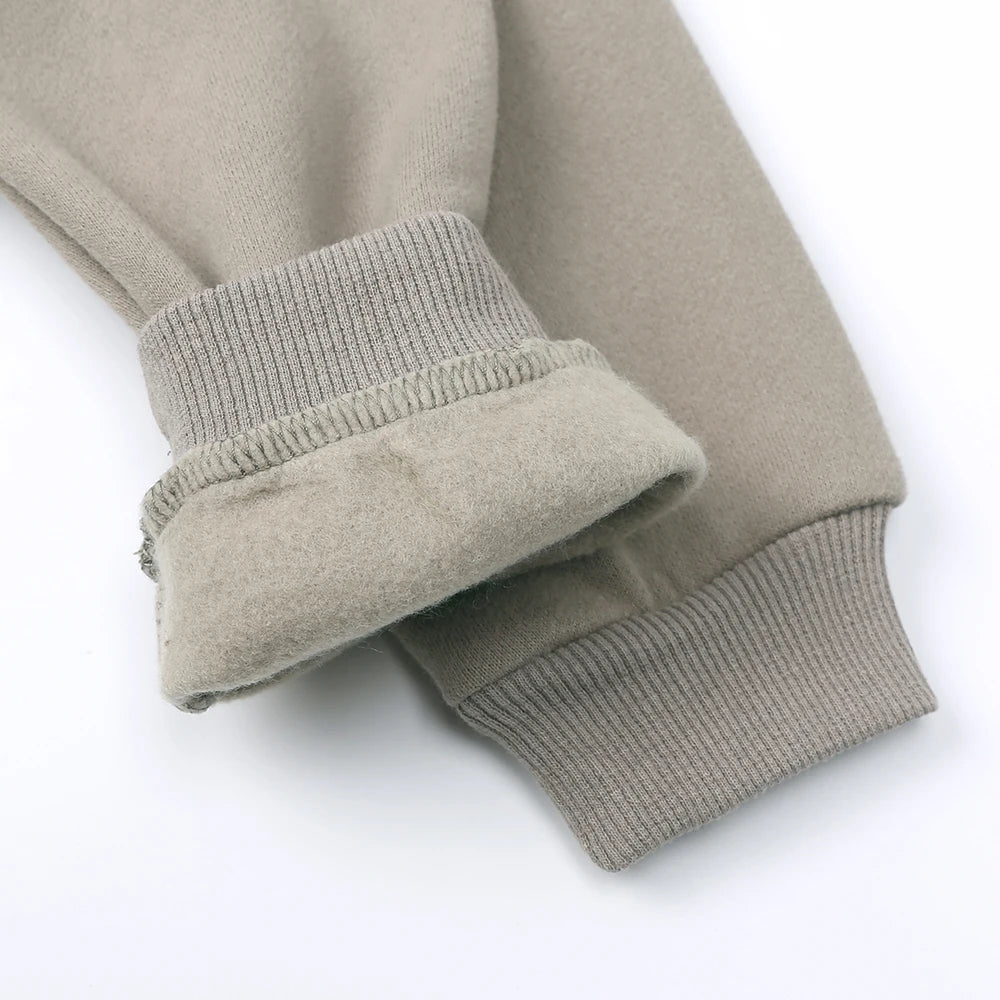 2025 New Winter Kids Boys Girls Clothes 2 Pieces Tracksuit Outfits Set Solid Top Sweatshirt+Elastic Joggers Shorts Causal Suit