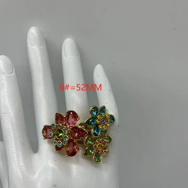 2025 Original Crystal Jewelry Set Boutique Irregular Earrings, Necklaces, Rings, Bracelets, Women's Romantic Party Gifts