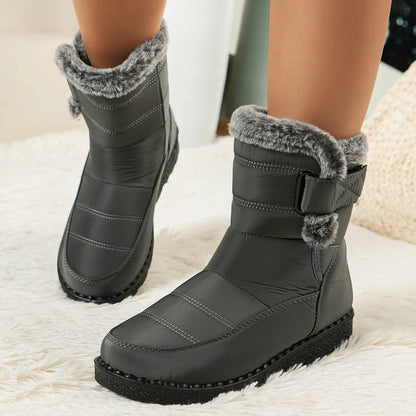 Women's Winter Boots for Women 2025 New Faux Fur Long Plush Snow Boots Woman Platform Shoes Warm Cotton Couples Ankle Boots