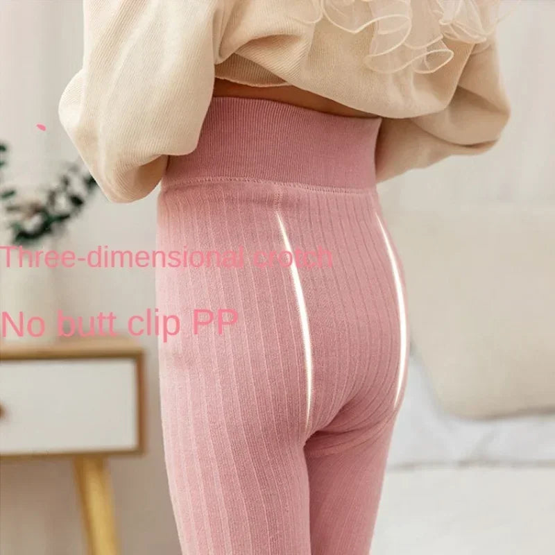 Winter Velvet Warm Tights For Girls Winter Cute Bowknot Cotton Children Pantyhose Newborn Toddler Baby Girls Tights 0 To 10 Yrs