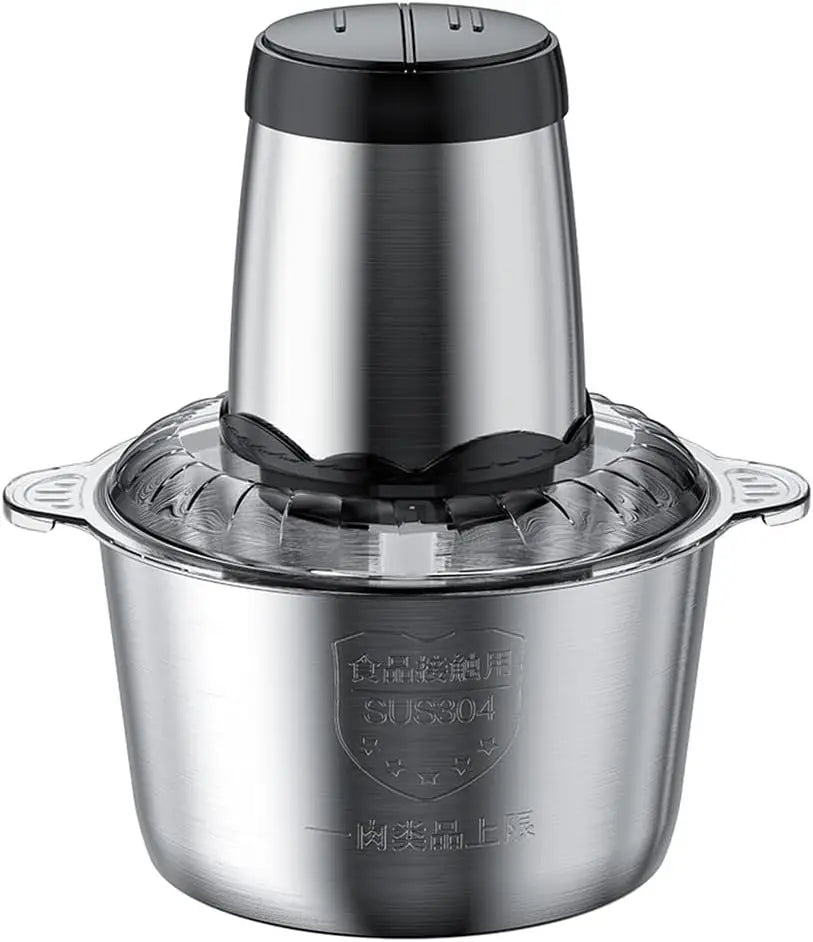 Household 304 Electric Meat Grinder Multi-functional High-power Four-blade Meat Filling Mixer Electric Food Processor