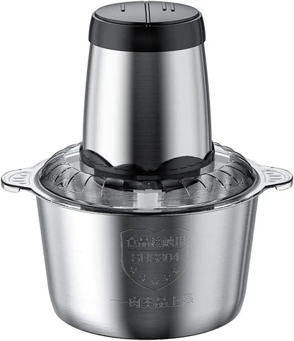 Household 304 Electric Meat Grinder Multi-functional High-power Four-blade Meat Filling Mixer Electric Food Processor