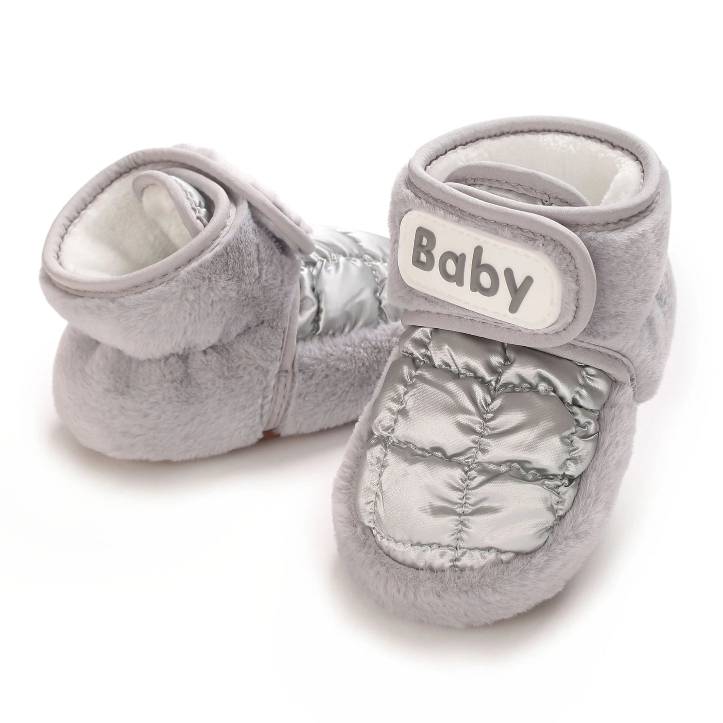 Warm and Cozy Baby Winter Boots Soft Sole Non-Slip First Walking Shoes for Toddler Girls and Boys Cute Infant Shoes