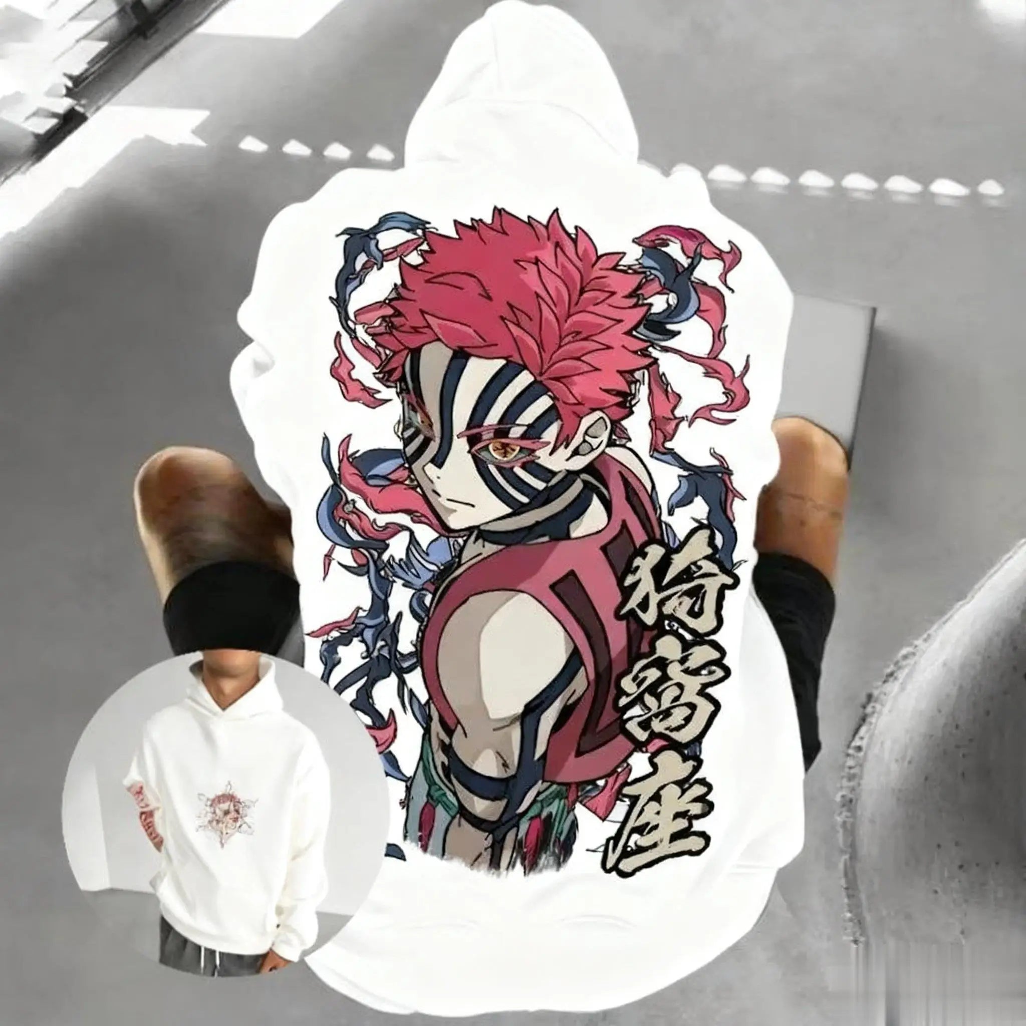 Demon Slayer Kimetsu No Yaiba Anime Hoodie Sweatshirt Men Women Pullover Casual Streetwear Cartoon Print Cosplay Autumn Fashion