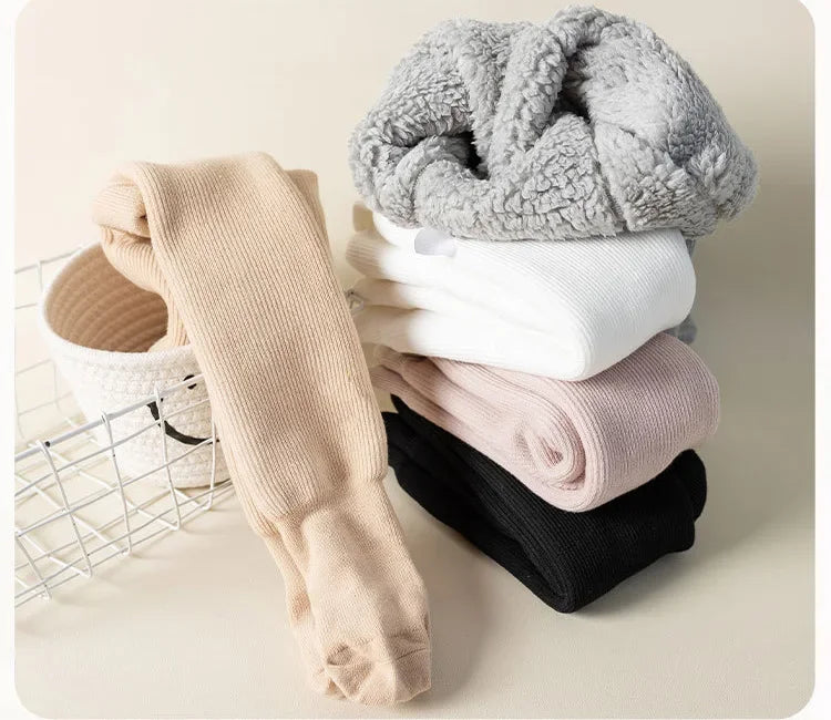 Winter Kids Tights for Girls Thick Casual Cotton Toddler Baby Girl Pantyhose Snow Keep Warm Children's Tight 0-8Years