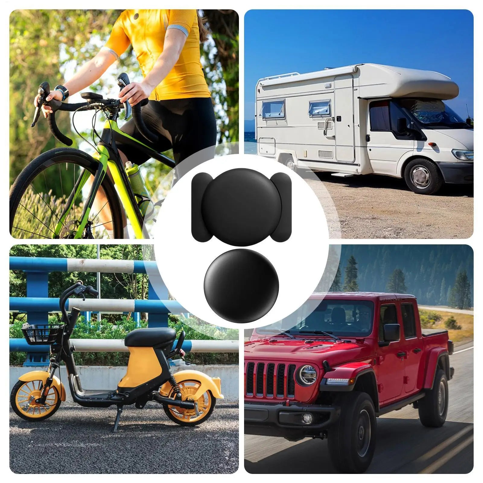 Magnetic GPS Tracker for Vehicles Waterproof Car Tracker with Magnetic Case Cell Phone Supplies for Valuables Vehicles Backpack