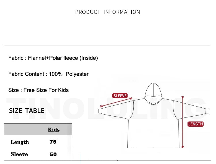 New Winter Oversized Hoodies for Girls Children Warm Soft Animal Cartoon Sweatshirts Girls Outwear Penguin Avocado Panda Hoodie