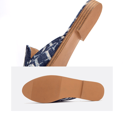 Luxury Summer New 2024 Slippers Women's Low Heel ShoesWomen's Sandals Non Toe Outdoor Slippers Beach Shoes