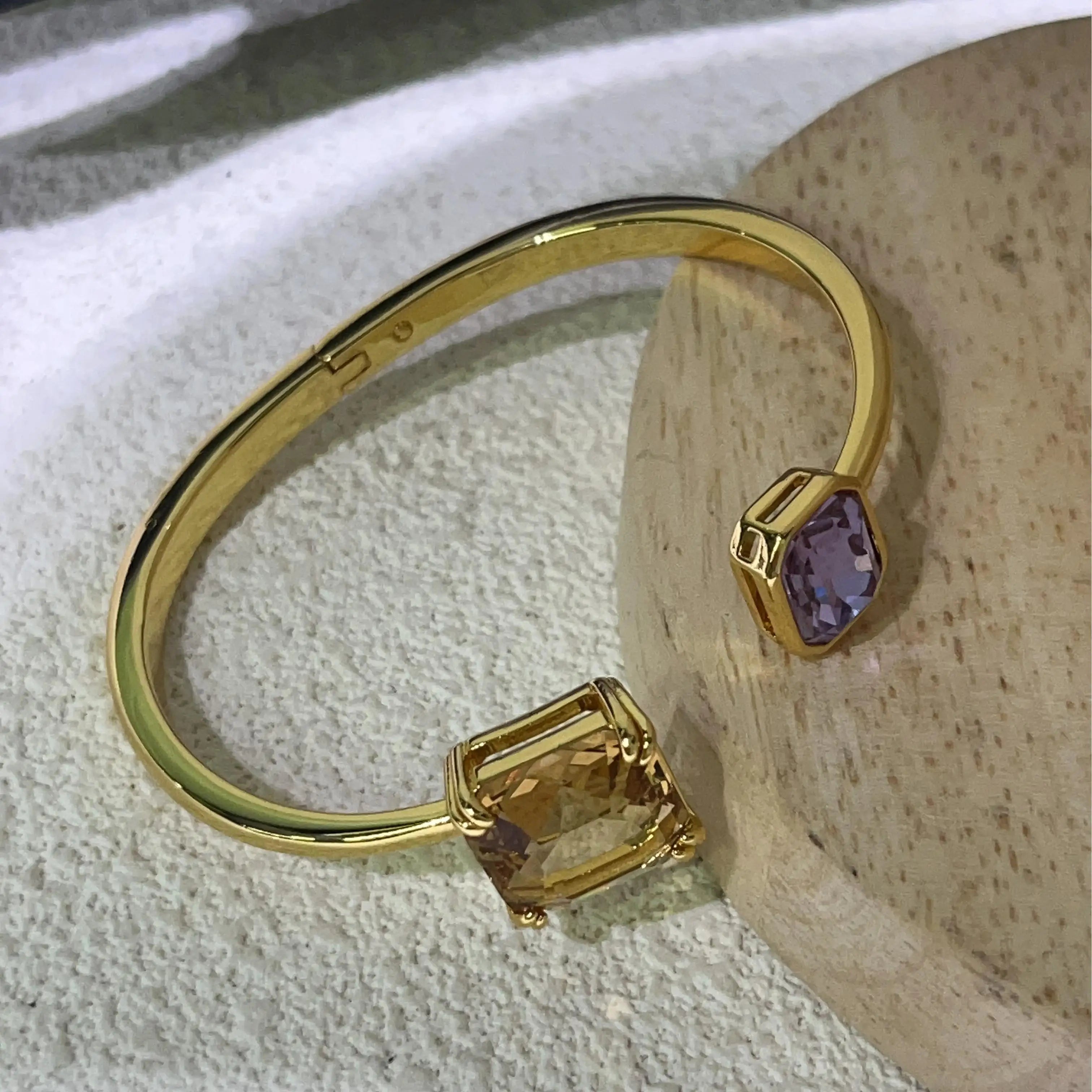 Original Brand New Brown High Quality Jewelry Luxury Brand Crystal Exquisite Pendant Necklace Bracelet Crystal Party Gift Women