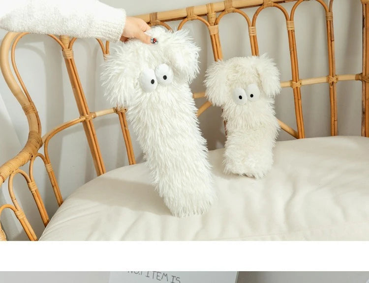 Women's Men Winter Kawaii Big Eyes Slipper Socks with Puppy Ears Cartoon Non-slip Floor Socks Warm Thickened Coral Stockings  ﻿