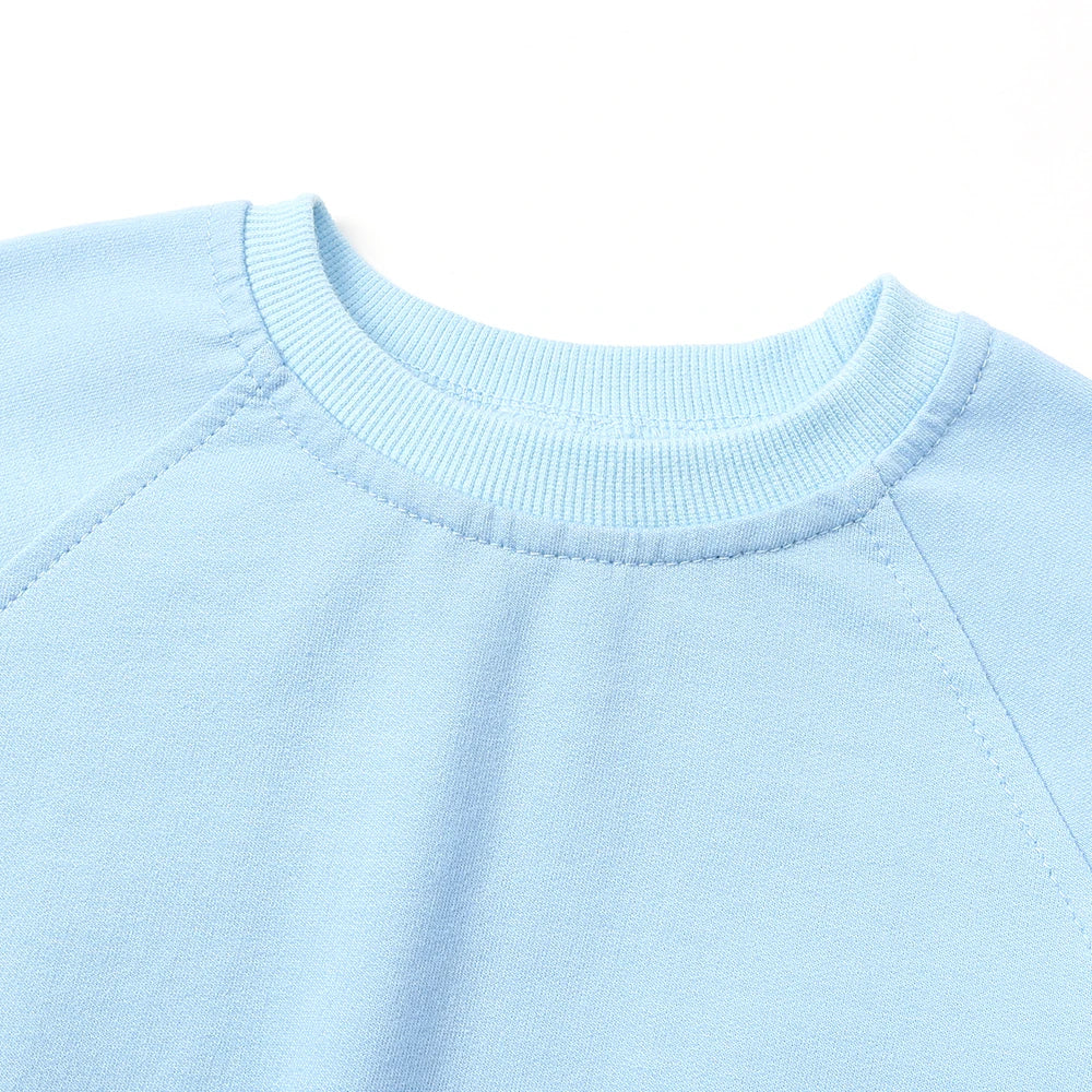 2025 New Winter Kids Boys Girls Clothes 2 Pieces Tracksuit Outfits Set Solid Top Sweatshirt+Elastic Joggers Shorts Causal Suit