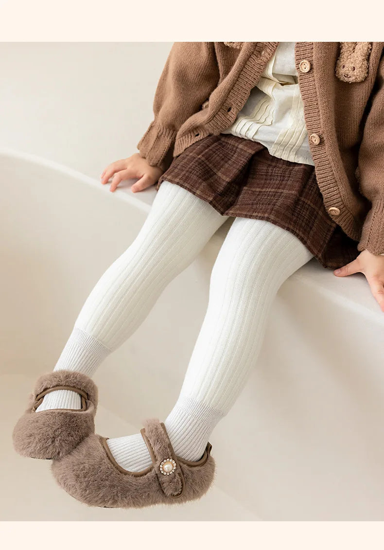 Winter Kids Tights for Girls Thick Casual Cotton Toddler Baby Girl Pantyhose Snow Keep Warm Children's Tight 0-8Years