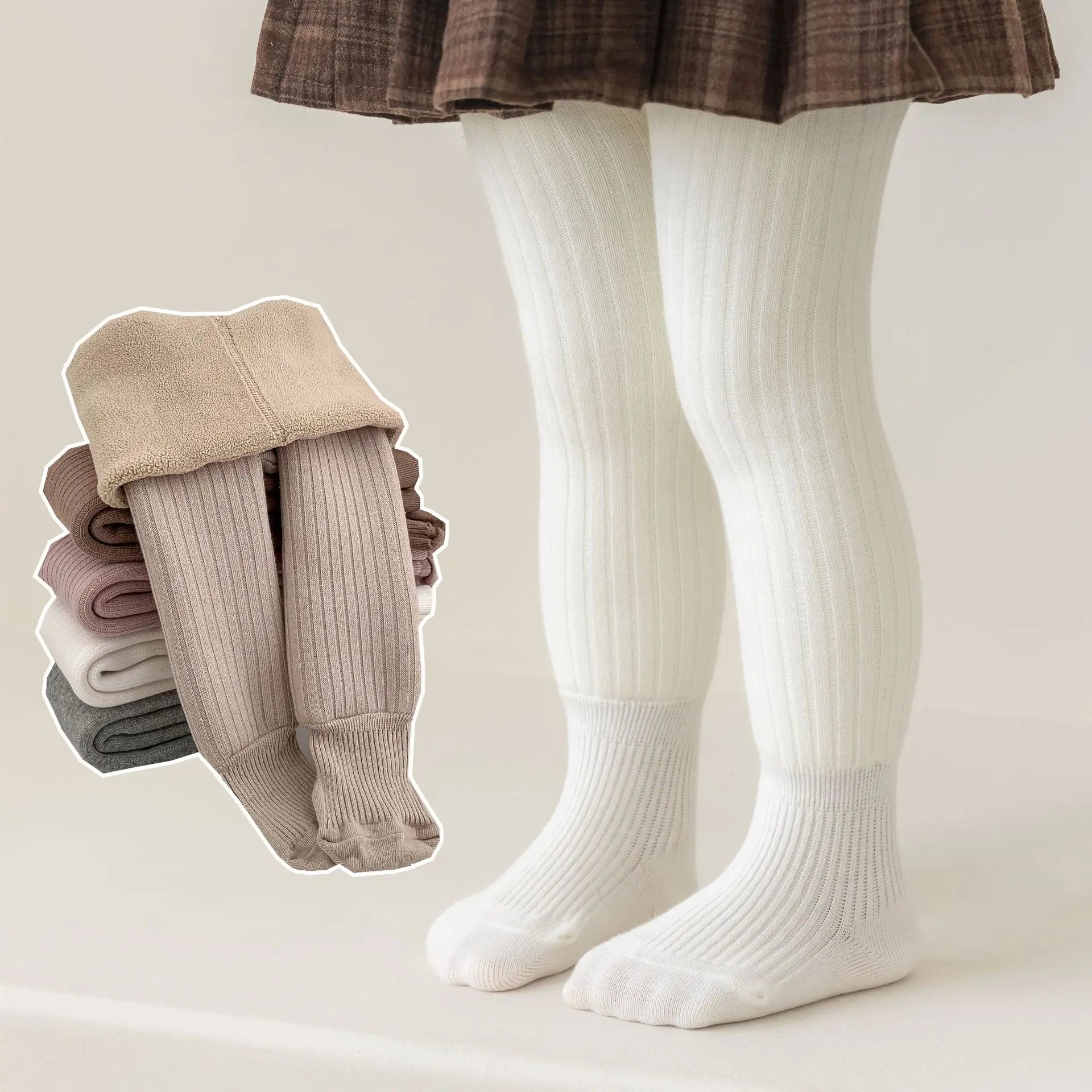 Winter Kids Tights for Girls Thick Casual Cotton Toddler Baby Girl Pantyhose Snow Keep Warm Children's Tight 0-8Years