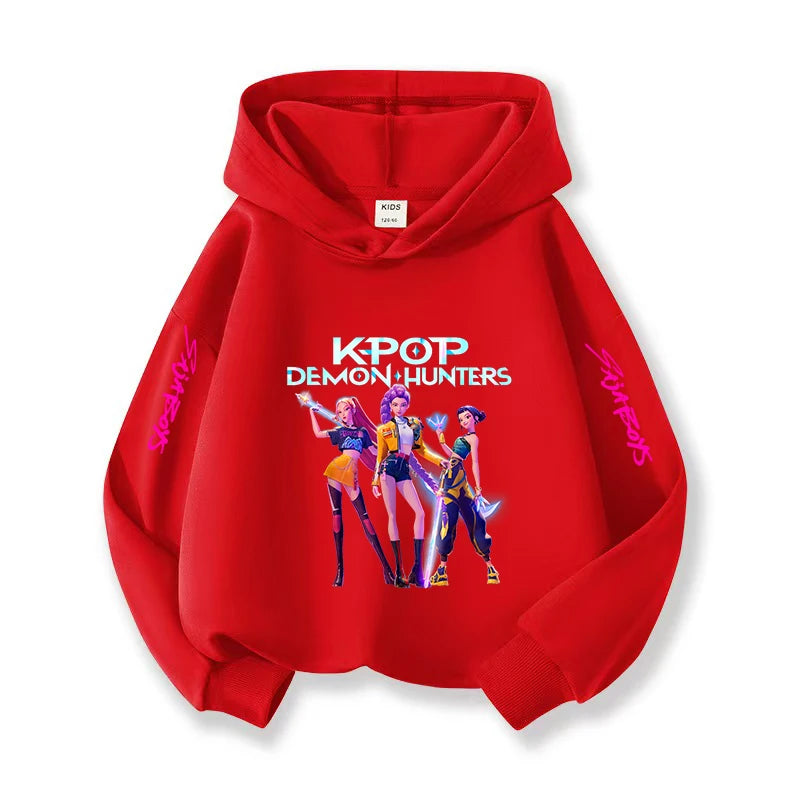 American The K-pop children's hoodie of the thin and comfortable. Put it on and you'll  become the A handsome guy like princekin