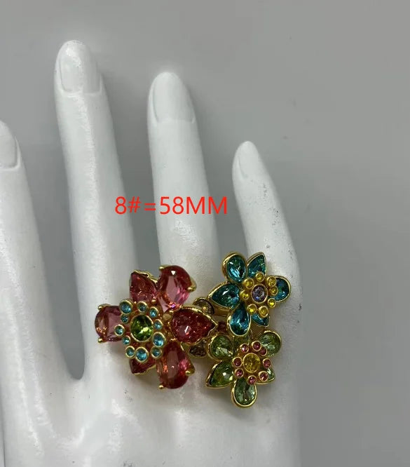 2025 Original Crystal Jewelry Set Boutique Irregular Earrings, Necklaces, Rings, Bracelets, Women's Romantic Party Gifts