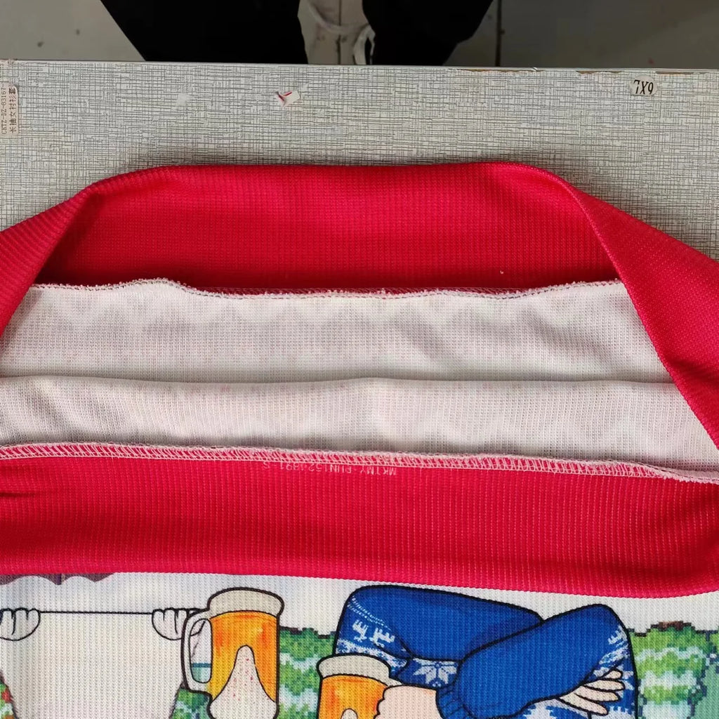 Ugly Christmas Sweater For gift Santa Elf Funny Pullover Womens Mens Christmas Printed Autumn Winter Blouses Clothing Sweatshirt