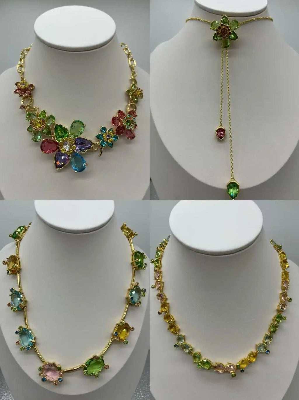 2025 Original Crystal Jewelry Set Boutique Irregular Earrings, Necklaces, Rings, Bracelets, Women's Romantic Party Gifts