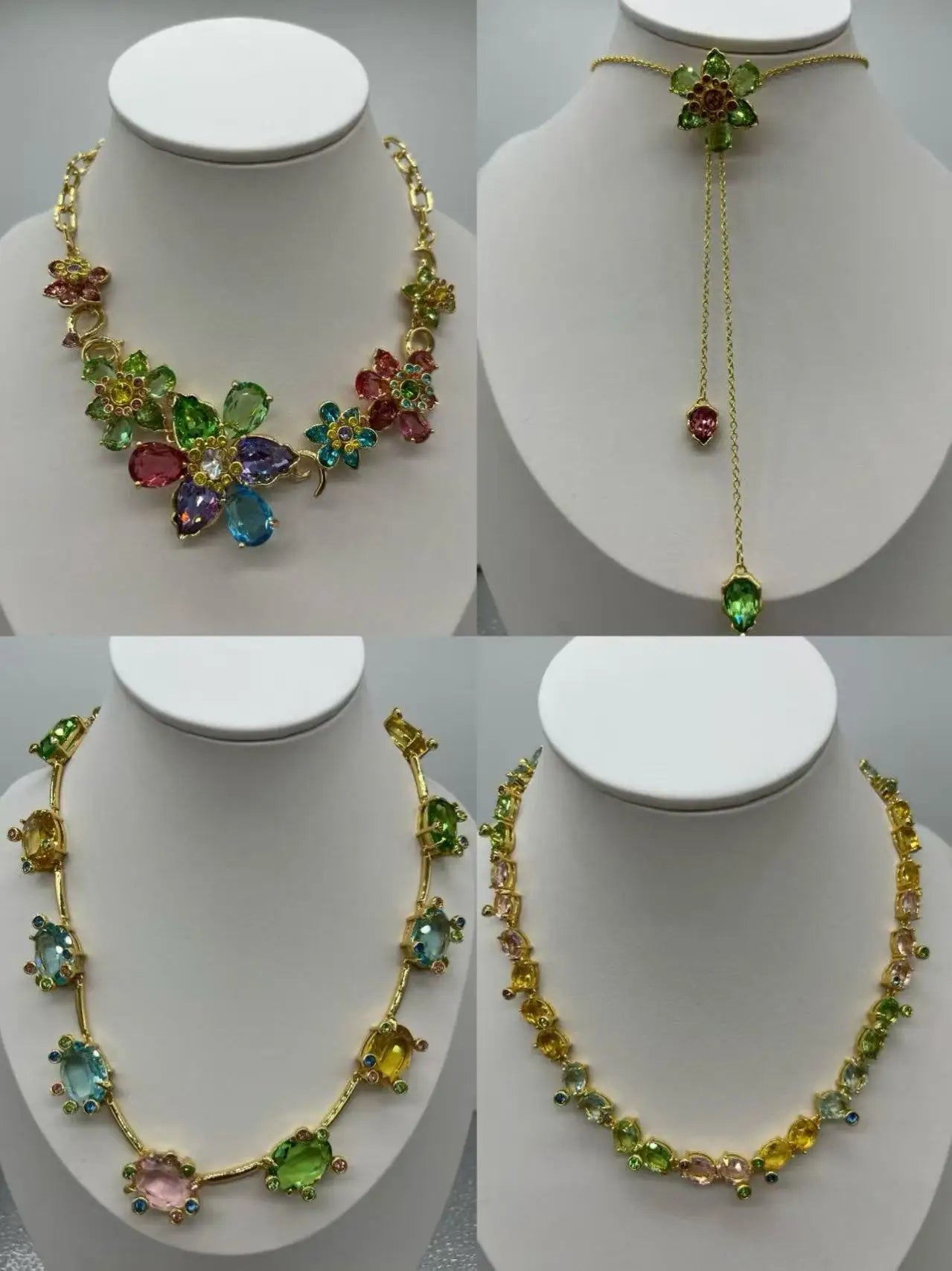 2025 Original Crystal Jewelry Set Boutique Irregular Earrings, Necklaces, Rings, Bracelets, Women's Romantic Party Gifts