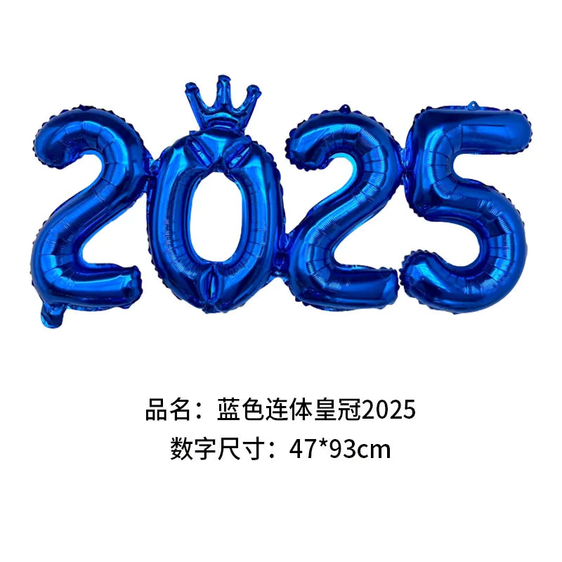 2026 Number Foil Balloons for Happy New Year Eve Party Decoration Photo Booth Props Supplies Christmas Home Decor Navidad 2025