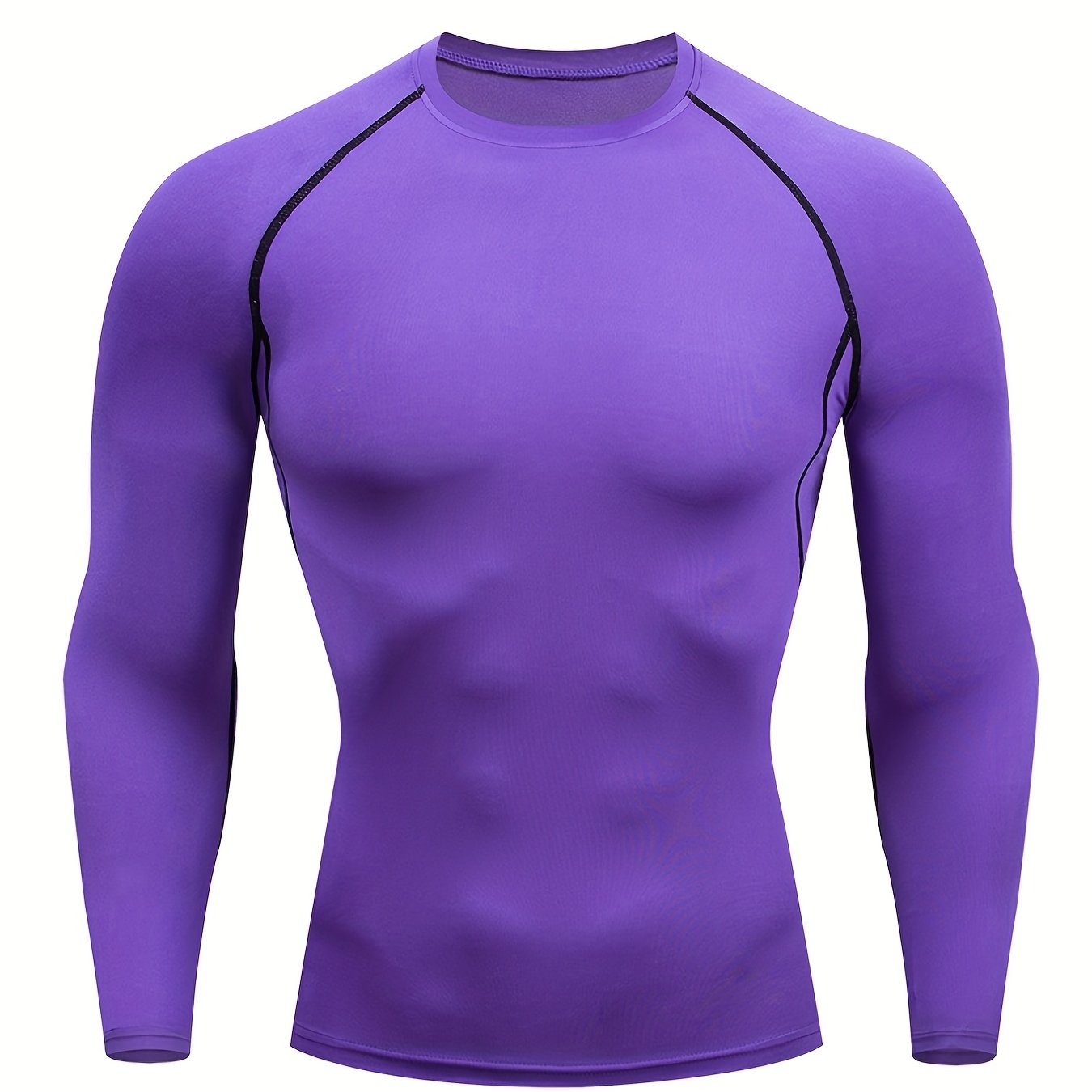 Men's Compression Shirts: Get Fit Fast With Long Sleeve Athletic Workout Tops!