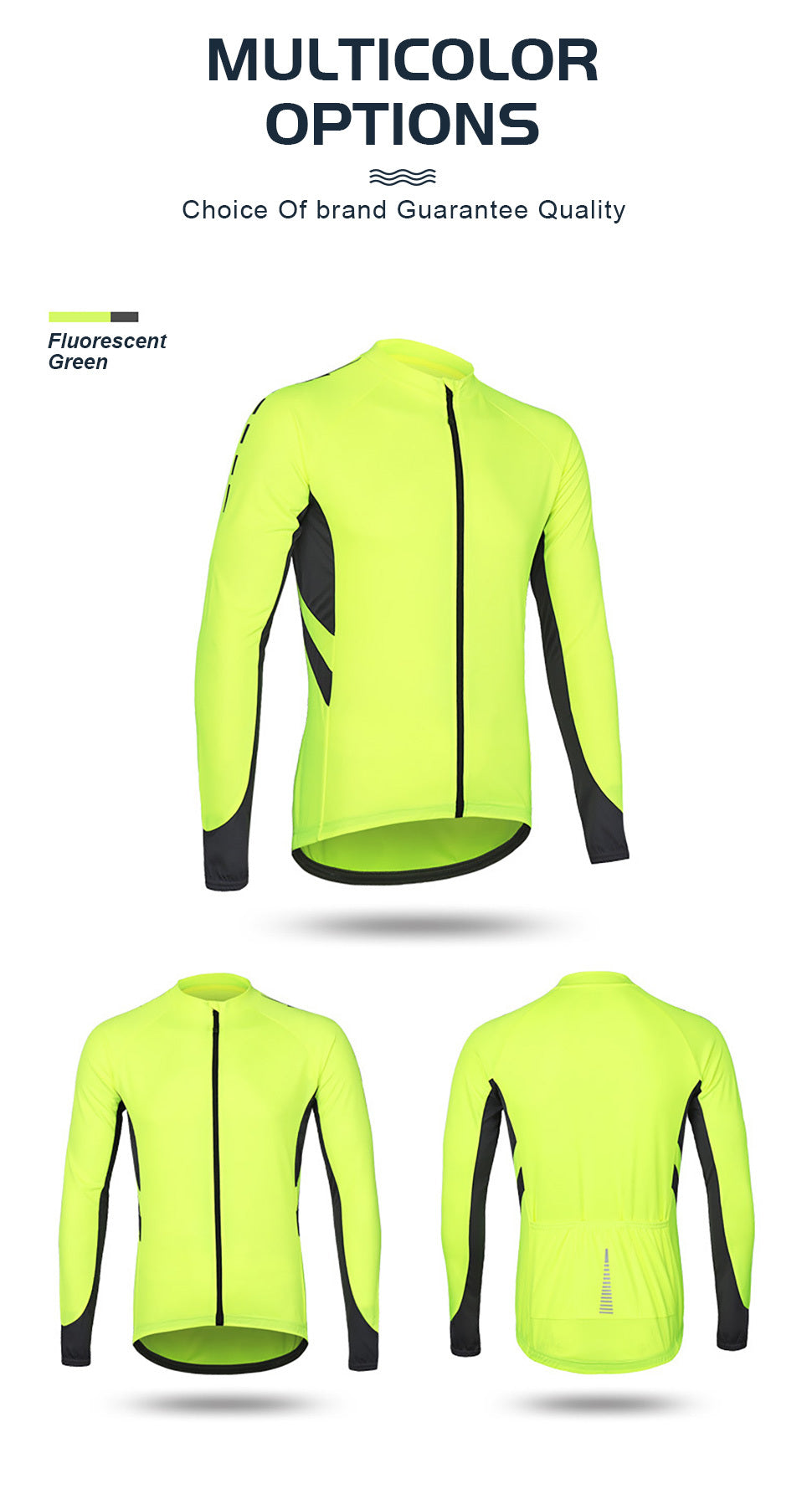 Quick-drying Breathable Men's Cycling Jersey with Pocket and Zipper