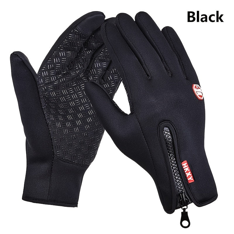 Men'S and Women'S Outdoor Touchscreen Windproof Gloves - Full-Finger Design, Warm-Keeping, Gloves for Cold Weather, Winter Gloves|Stylish Glove Design|Warm Gloves